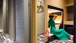 $23! 가장 저렴한 오키나와 캡슐 호텔🌺여성 전용🚫🙅‍♀️Y's cabin & hotel Naha Kokusaidori😴🛌