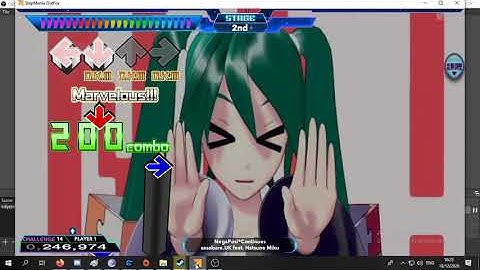 DDR XX STARLIGHT-Negaposi Continues CHALLENGE 14 AA 930K!!!!