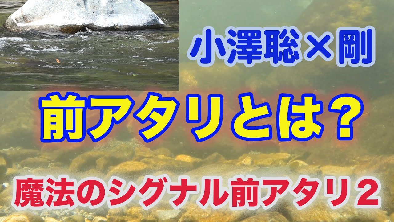 鮎釣り 小沢聡 剛 前アタリ2 前アタリとは Youtube