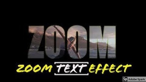 ZOOM Through Text INTRO or TRANSITION In Filmora 9 Tutorial 2020.