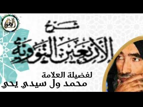 الدرس 40 من شرح الأربعين نووية للعلامة محمد ول سيدي يحي الشنقيطي 