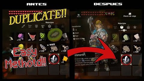 How to Duplicate Items in Zelda Breath of the wild (easy method)