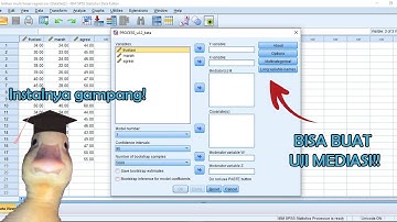 cara instal program process V4.2 untuk SPSS