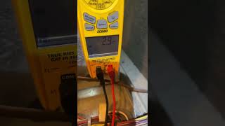 TechTip Easy way to test flame sensor micro amps DC on a York/Coleman#nighthawkhvac #hvaclife #hvac