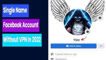 How To Make Single Name On Facebook Without VPN 2022