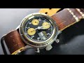 Hamiltonll bean 9446 chronograph cal valjouxeta 7750 cleaned serviced