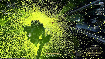 Warframe - Necramech goes nuclear due to a bug.