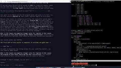 Advent of Code 2018 - Day 21