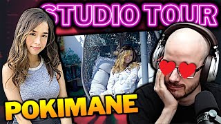 Jak vypadá STUDIO NAŠÍ KRÁLOVNY? | Pokimane Studio tour