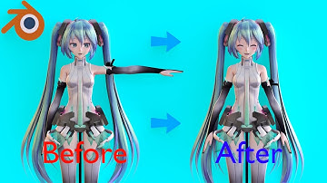 Blender/MMD Tutorial: How to fix x mirror posing