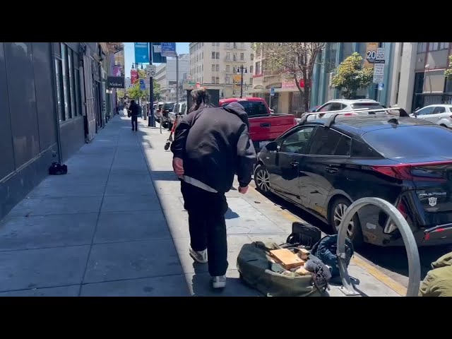 SF doctors observe fentanyl side effect that causes people to be completely bent over after use class=