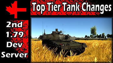 War Thunder 2ⁿᵈ Dev Server - Update 1.79 - Top Tier Tank Changes