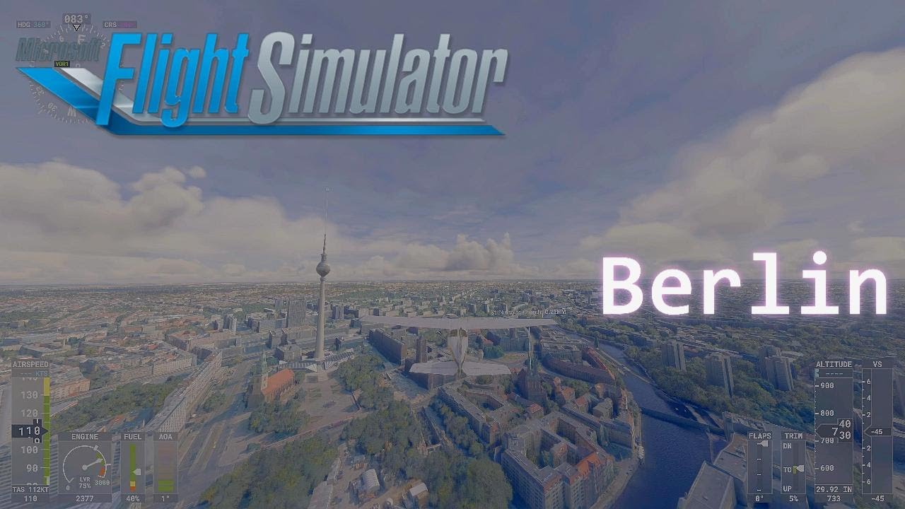 4K Berlin [Microsoft Flight Simulator 2020]
