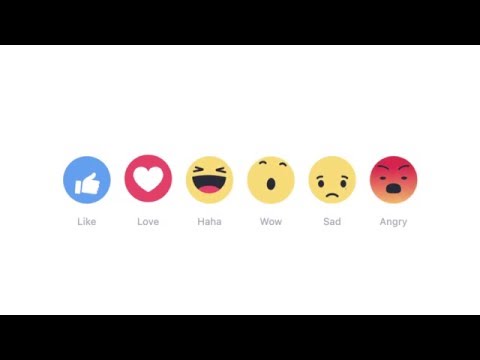 Facebook Reactions, estas son las nuevas reacciones