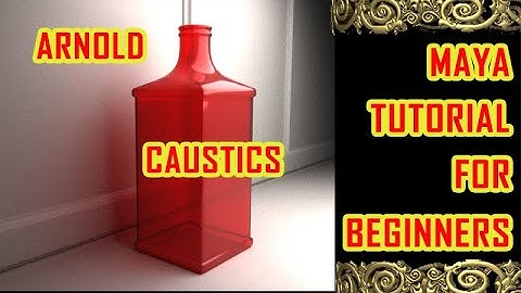 MAYA CAUSTICS |ARNOLD Caustics|maya caustics arnold|maya lighting tutorial|hindi animation tutorials