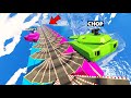 Chop launched himself into mega ramp with tank car in gta 5