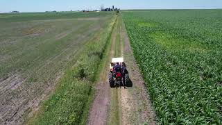 Dr Allis, High Platform Allis Chalmers 170 and the kids take a ride Part 2