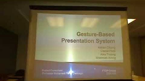 Gesture Based Presentation System