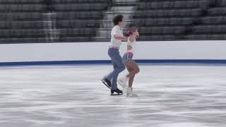 Sofia Jarmoc - Luke Witkowski | Junior Pairs Short Program | 2025 Eastern Sectional Singles - U.S. P