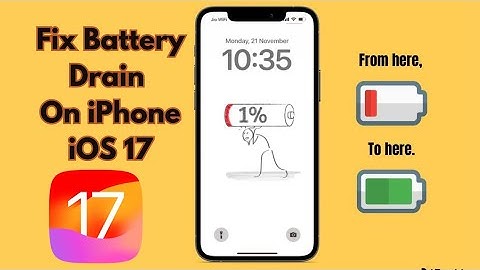 Fixed Battery Drain Fast After iOS 17 Beta 2
