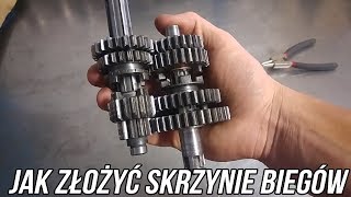 Składanie skrzyni biegów MRF PitBike YX FMB139 FMH152 FMI154 Loncin Lifan Cross Junak Router Benzer