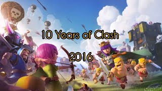 10 Years Of Clash - Day 5 Challenge 2016 | 2016 base attack | 3 stars | Clashiversary | AdversePlayz