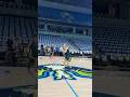 Paige Bueckers hits twice from half court at shoot around