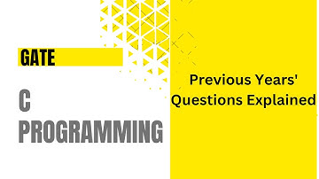 C Programming for GATE Class-08 | Pointer | Previous Year Questions & Solutions