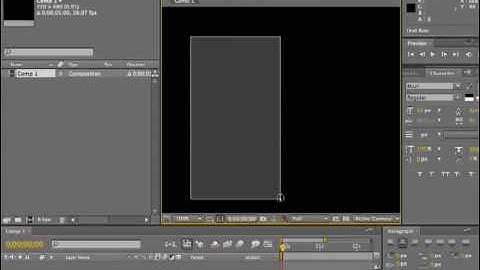 Adobe After Effects CS4 Tutorial 67 - Creating Text