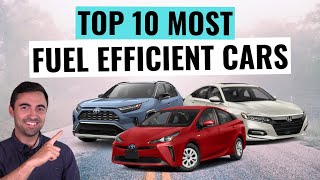 top 10 most fuel efficient cars and suvs of 2022 | best fuel economy cars!