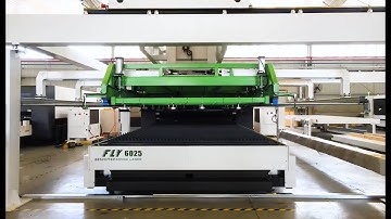 FLY 8x20 12 kW Fiber Laser Cutters with Auto Load & Unload System  Precision Cut Power by BesCutter