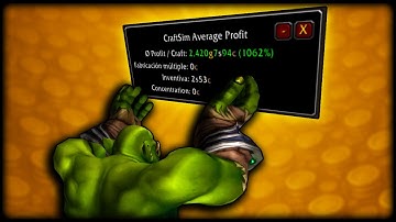 Guia Rápida: Aprende a usar CraftSim SIN COMPLICACIONES | WoW The War Within