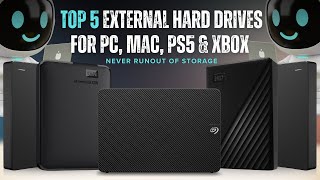 Top 5 External Hard Drives for PC, Mac, PS5 & Xbox