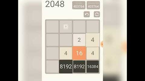 Making highest possible tile in 2048