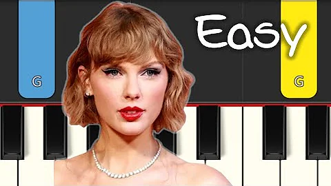 Taylor Swift - Don't Blame Me - EASY PIANO TUTORIAL