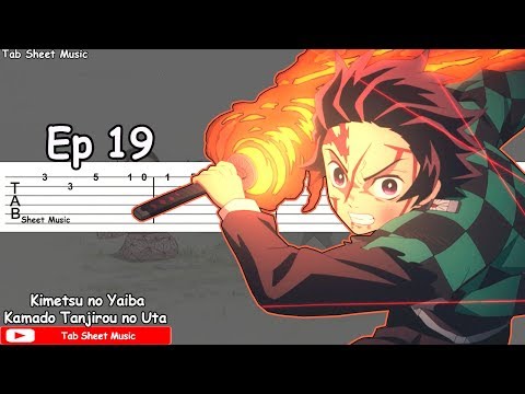 Demon Slayer Ed Ep 19 - Kamado Tanjirou No Uta Guitar Tutorial