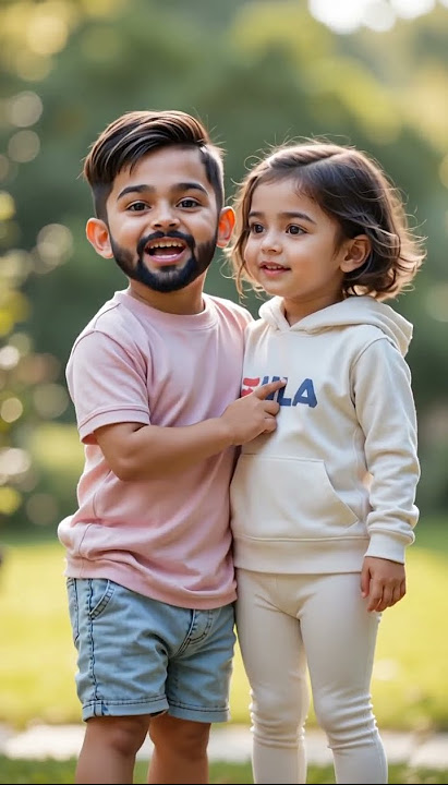 Tujhme Rab Dikhta Hai – AI Baby Virat & Anushka ❤️ | Cutest Love Story within 30 Secs!