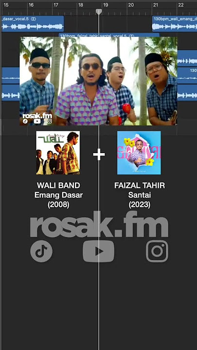 wali band-emang dasar/santai-faizal tahir(remix) ROSAK FM