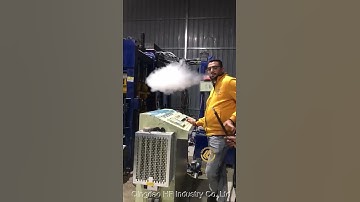 QT8-15 automatic concrete hollow block making machine working in Palestine