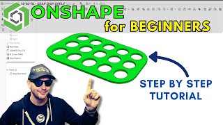 Best Free Onshape Training / Step by Step Tutorial - 3D PRINT this part!  25-02-01 Soap Dish Shelf