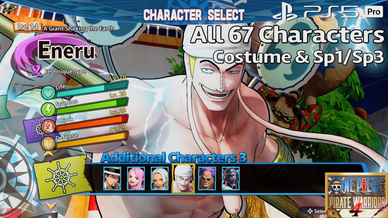 One Piece Pirate Warriors 4 | All Final List Characters (67) - Including DLC & Costume [PS5Pro]
