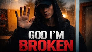 NF - GOD I'M BROKEN ( Lyrics Video )