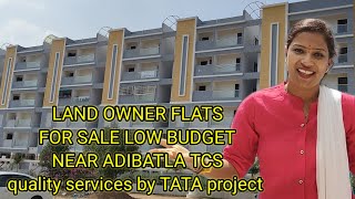 LOW BUDGET FLATs FOR SALE ORR EXIT NO12 NEAR ADIBATLA TCS PROJECT BY TATA  @DhanaLaxmi-nl2tj