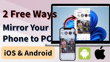 [2 Free Ways] How to Mirror/Cast Your Phone to PC | Control Phone from PC | iOS & Android