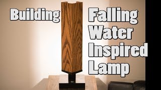 This is my take on the classic falling water lamp by Frank Lloyd Wright In some scenes you see me building parts for two, in the end 