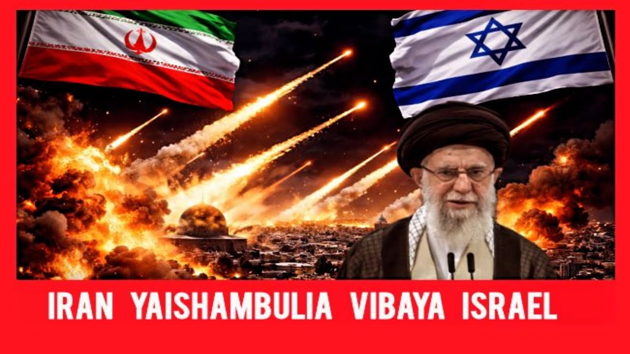 TAARIFA HIVI PUNDE IRAN YAISHAMBULIA ISRAEL KWA MAKOMBORA HALI YA HATARI YATANGAZWA 