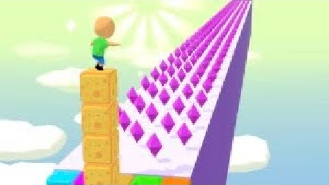 Cube Surfer Gameplay - Voodoo Game (iOS, Android)