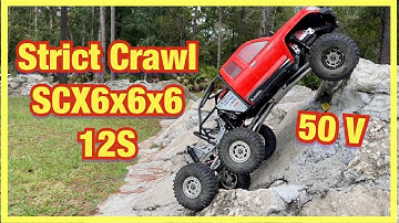 The 12S SCX 6x6x6 is back!! STRICT CRAWLING