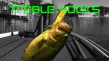 Bass Fishing: Treble Hooks and Lure Modifications