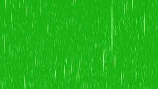 Rain effect green screen